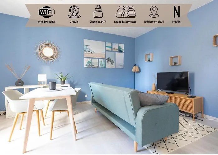 Cosy T2 Renove, Proche Centre-Ville-Fibre/Netflix